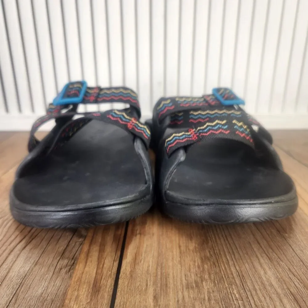 Chaco Chillos Slide Lasagna Mens 14 Black Casual Comfort Beach Sandals JCH108719